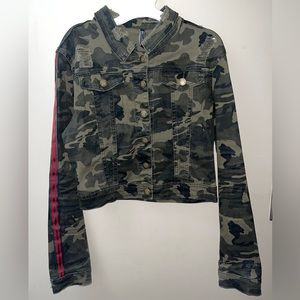 Camouflage Jean Jacket